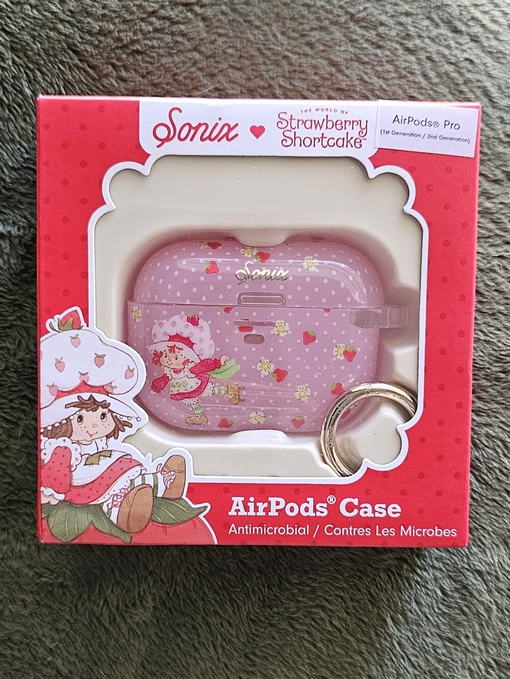 Sonix Strawberry Shortcake Pink AirPods Pro Case with Keyring